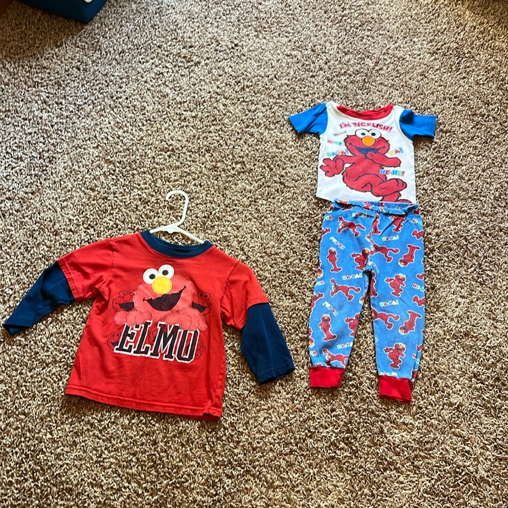 Bundle - 3-piece ELMO Size 4 = Boy
